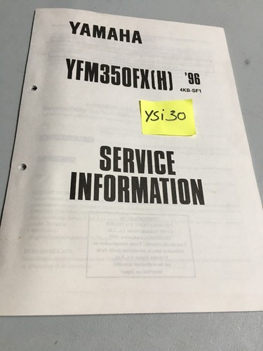 Yamaha yfm350fx 1996 yfm - yamaha,